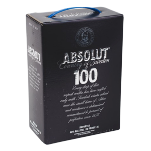 Горілка Absolute 100 3 літри